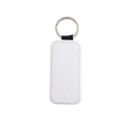 Gepersonaliseerde sleutelhanger met foto en tekst – dubbelzijdig bedrukt – rechthoekig – polyester coating